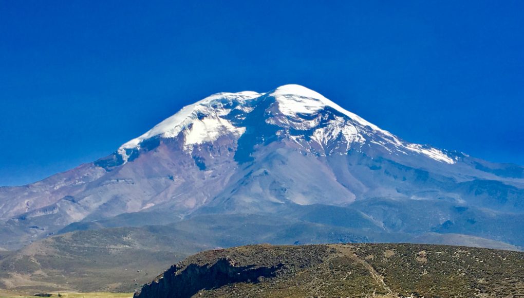 No climbing the popular Cotopaxi due to active volcanic activity so have to settle on the much more difficult. Chimborazo - 20,564 feet. That doesn't look so bad.
