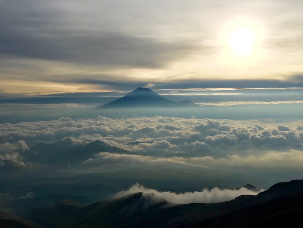 Come on Cotopaxi, oh well, let's do the nasty one instead...I've had three days to acclimatize from 1,000 feet already!